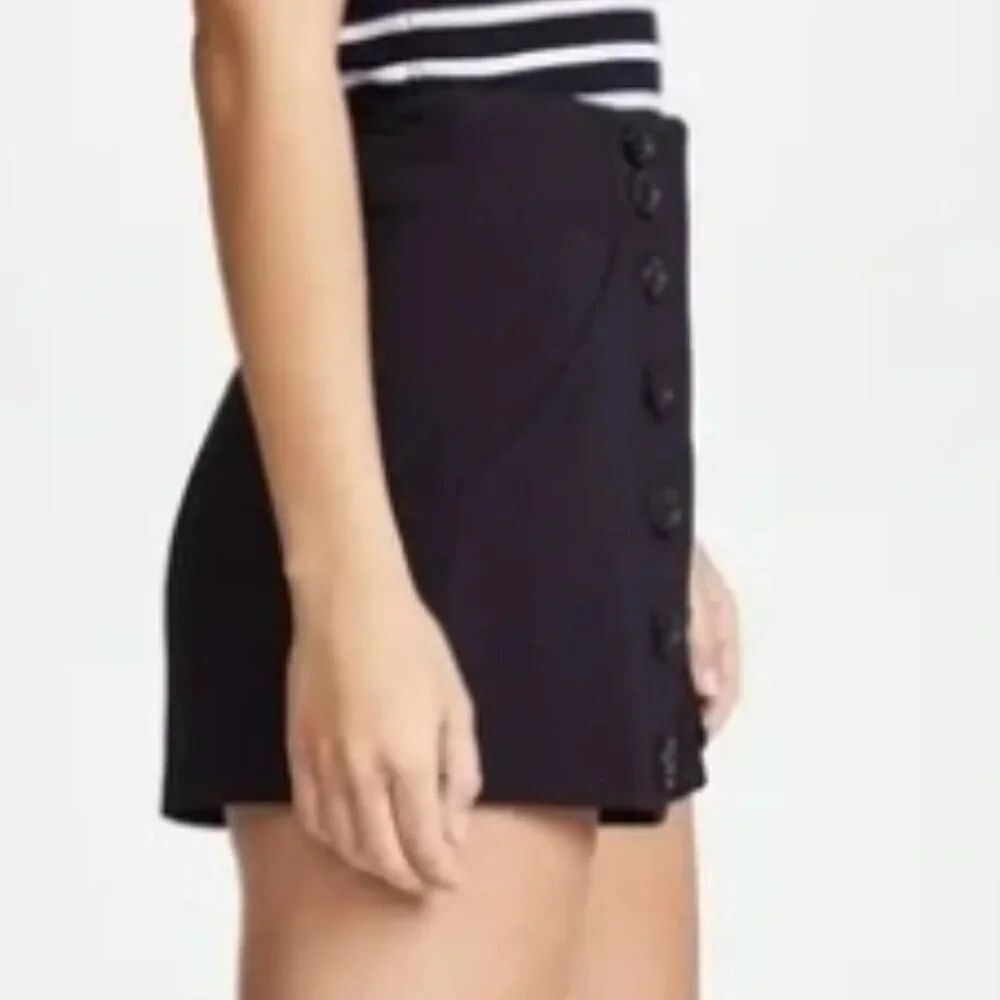 A.L.C. Isaac Sailor Shorts – Black – Size 4 – NWT